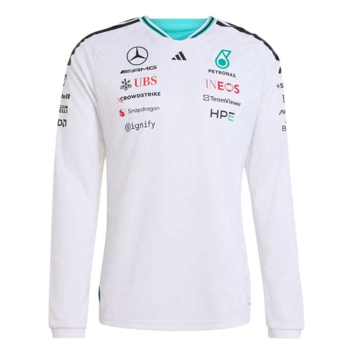 Adidas Adidas MERCEDES AMG PETRONAS FORMULA 1 TEAM JERSEY AUTHENTIC Quick Dry T Shirts Men's