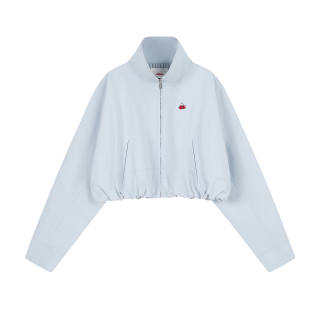 Kirsh Jackets Women's Light Blue Stand Collar Moderate Other