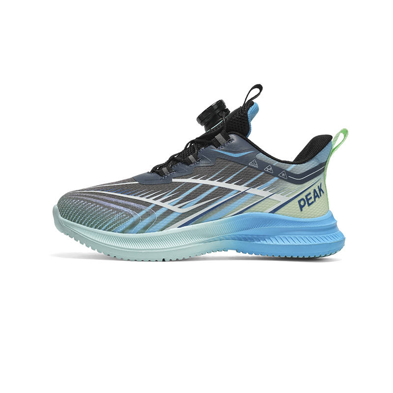 PEAK Synthetic Leather, Textile Abrasion Resistant Basketball Shoes Kids'