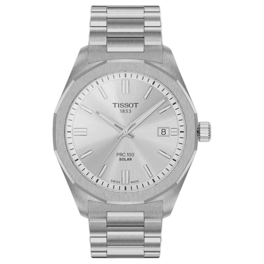TISSOT Focus Collection Quartz Movement Men's Watches Watch Gray Dial 316L Stainless Steel Case