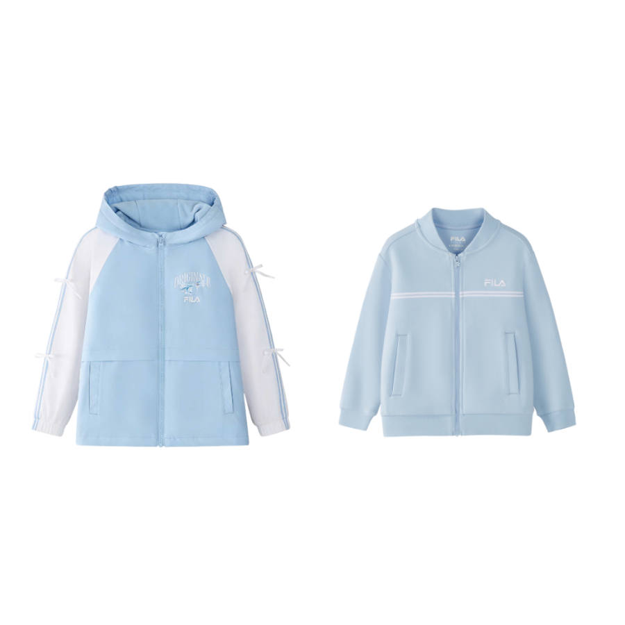 FILA KIDS Jacket 2 Pack Sky Clear Blue Children Aged 3 7 Years Old