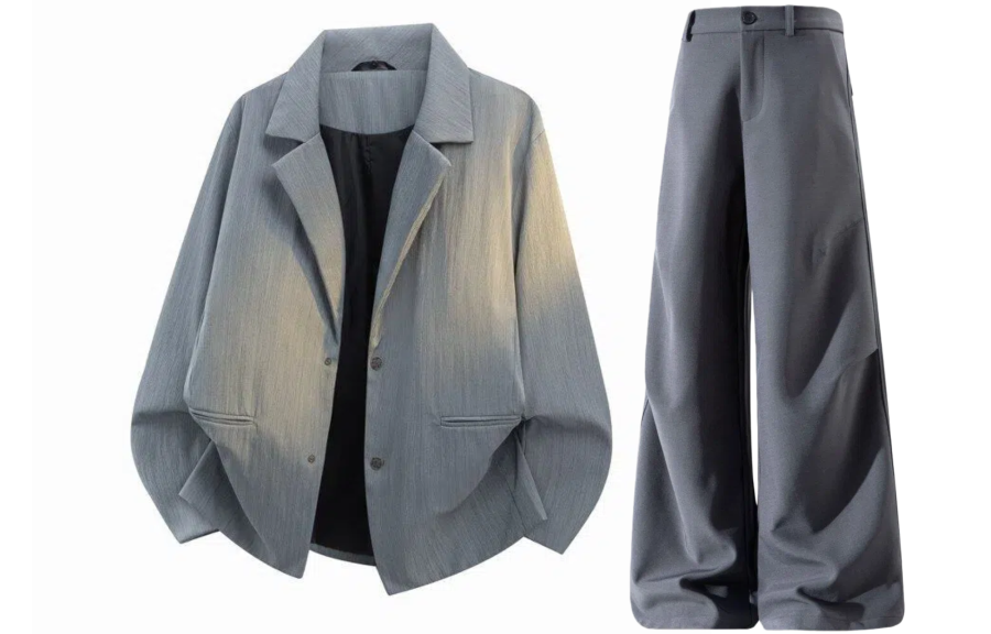 GWAF Business Suits Men's Notch Lapel Moderate