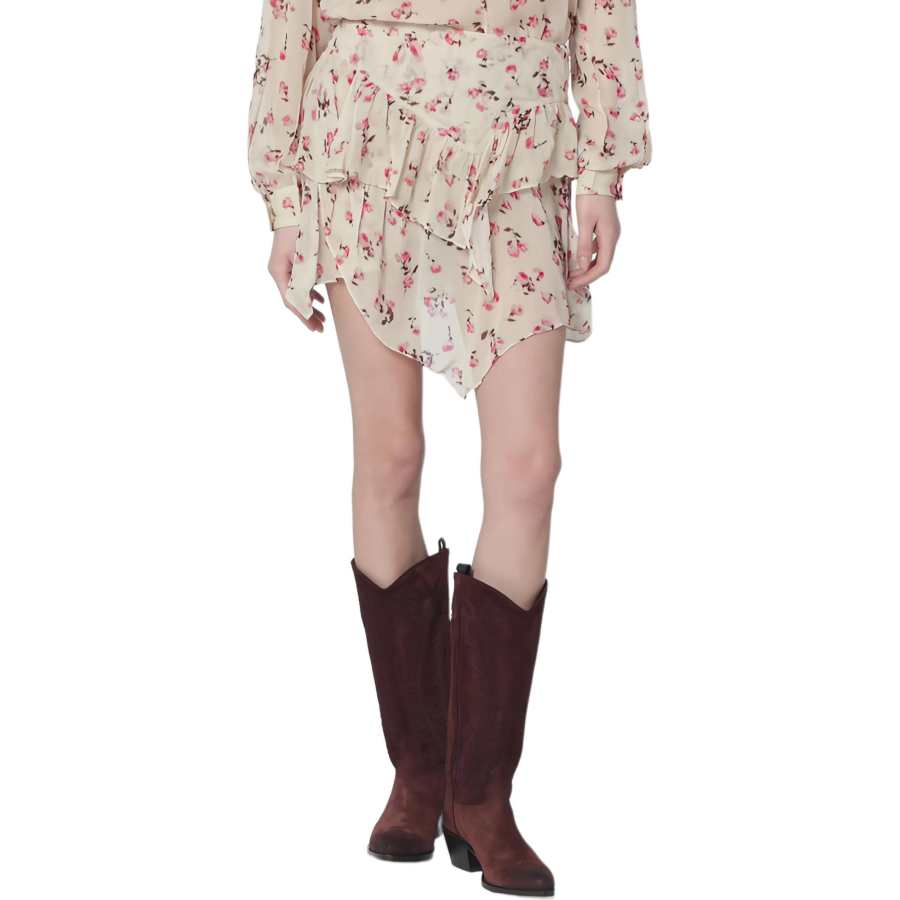 Isabel Marant Loriena Floral Printed Mini Dress