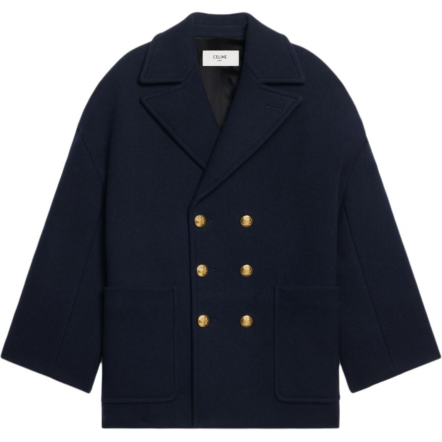 CELINE FW21 Coat Women's Marine Blue