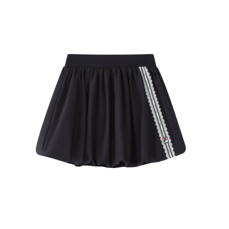 FILA KIDS Stripes Badge Moderate Skirt Summer Children Aged 3 7 Years Old Legend Blue
