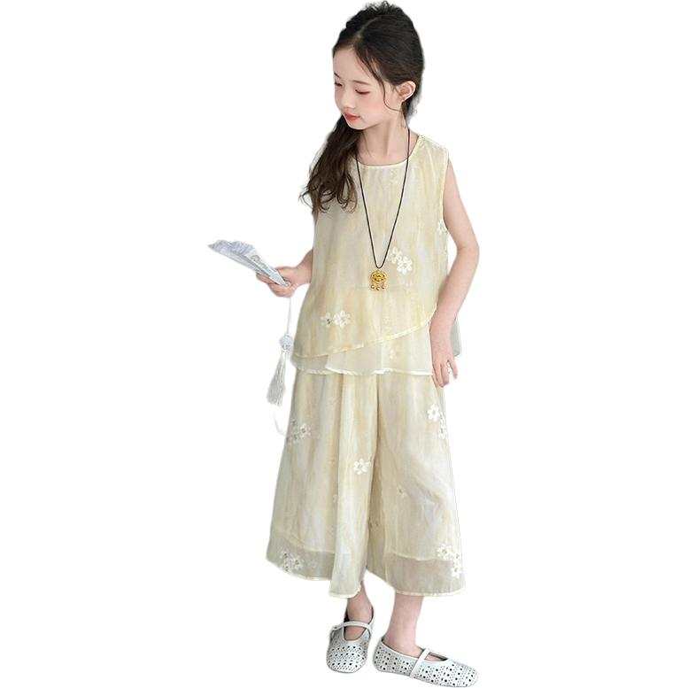 PROTECTCAMEL PROTECTCAMEL Pre School Two Piece Skirt Sets Crew Neck Long