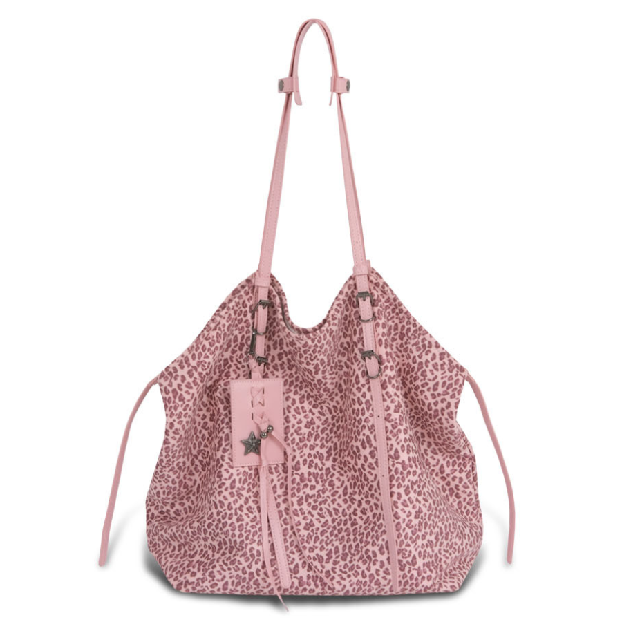 PAYOT Synthetic Leather Shoulder Bag Regular Women's Pink/Coffee