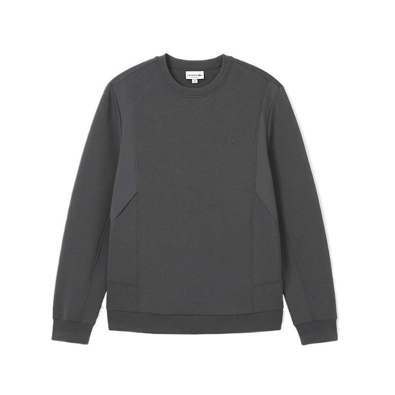 LACOSTE Sweatshirts Men's Khaki 03S Crew Neck Moderate Regular