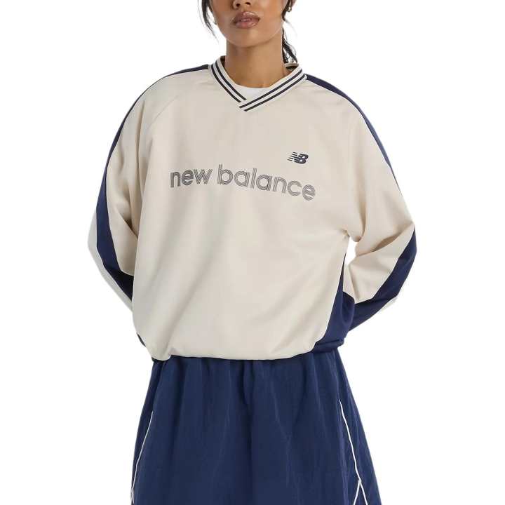 New Balance New Balance Satin Woven Pullover Sweatshirt Women's