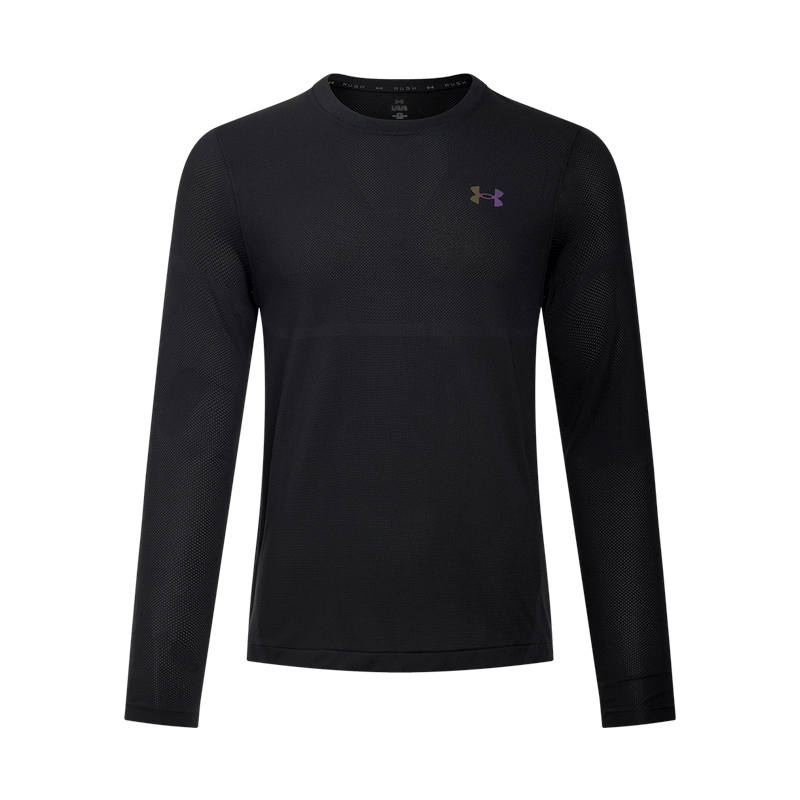 Under Armour RUSH Seamless T Shirt Men's Black 001