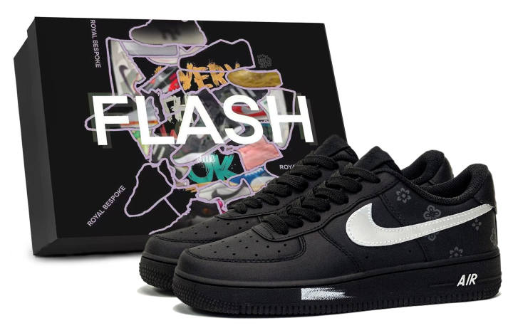 Nike Nike Air Force 1 Ink Light, Box Included Leather Slip Resistant Abrasion Resistant Slip Resistant Abrasion Resistant