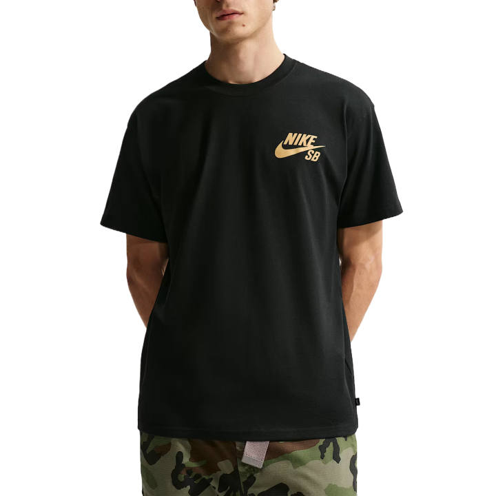 Nike Nike SB T Shirts Men's Black Crew Neck Moderate