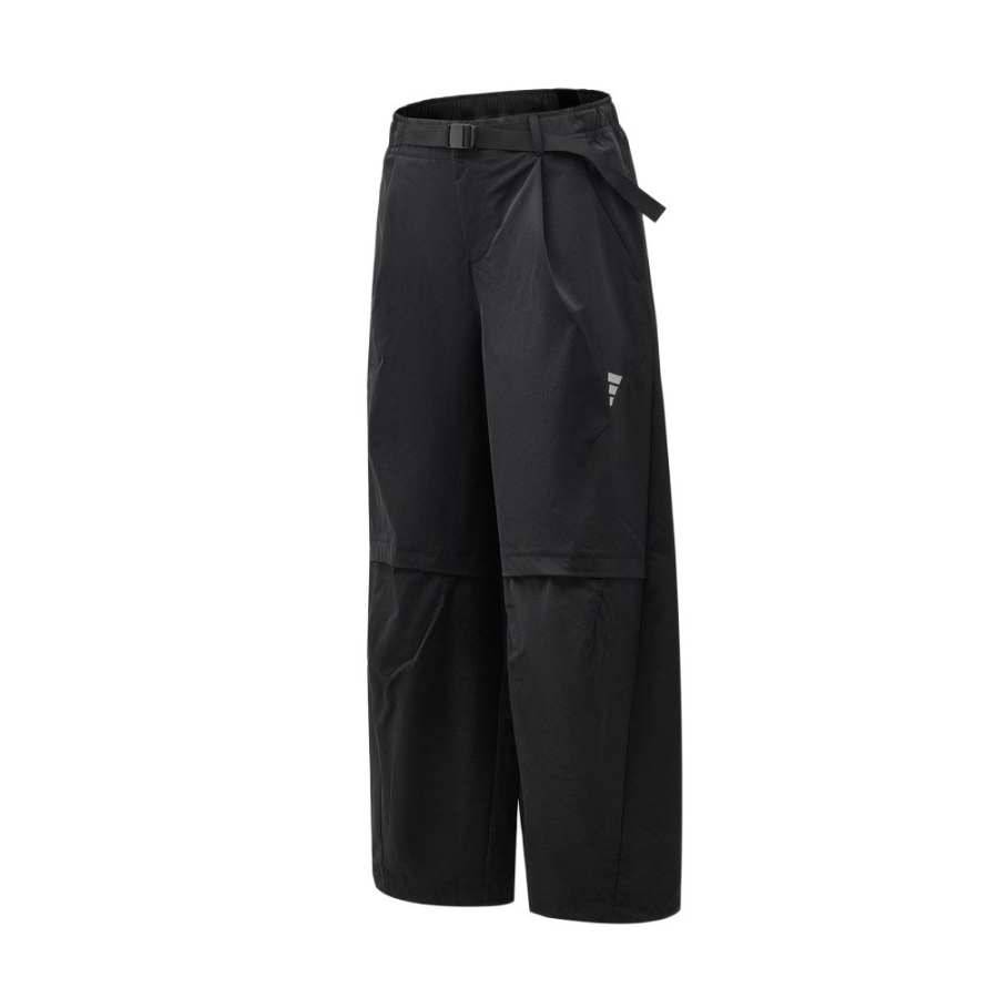 Adidas Adidas Casual Pants Men's Black Moderate Straight Fit Pants