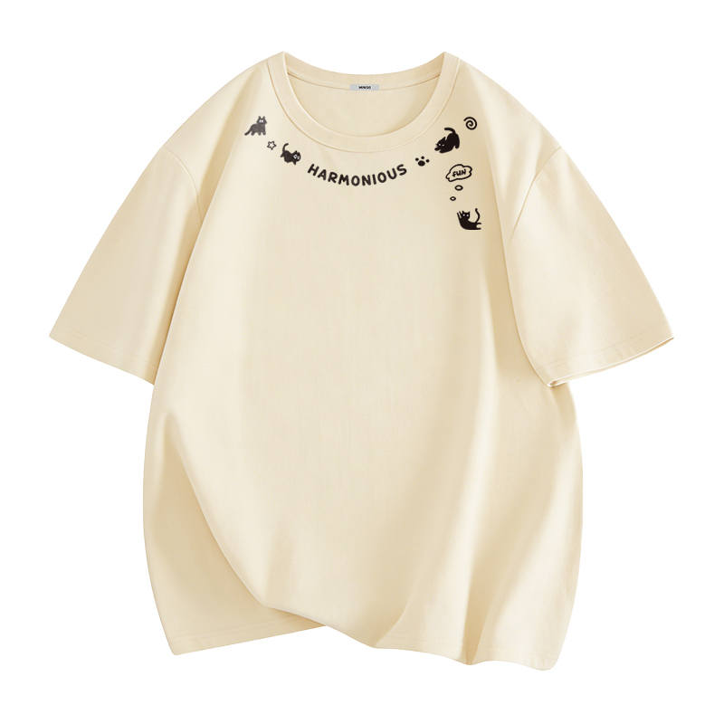 MINISO MINISO T Shirts Unisex Crew Neck Moderate