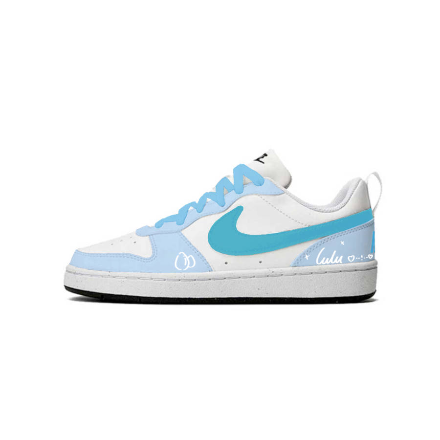 Nike Nike Court Borough Abrasion Resistant Low top Kids' Skateboarding Shoes Teenagers