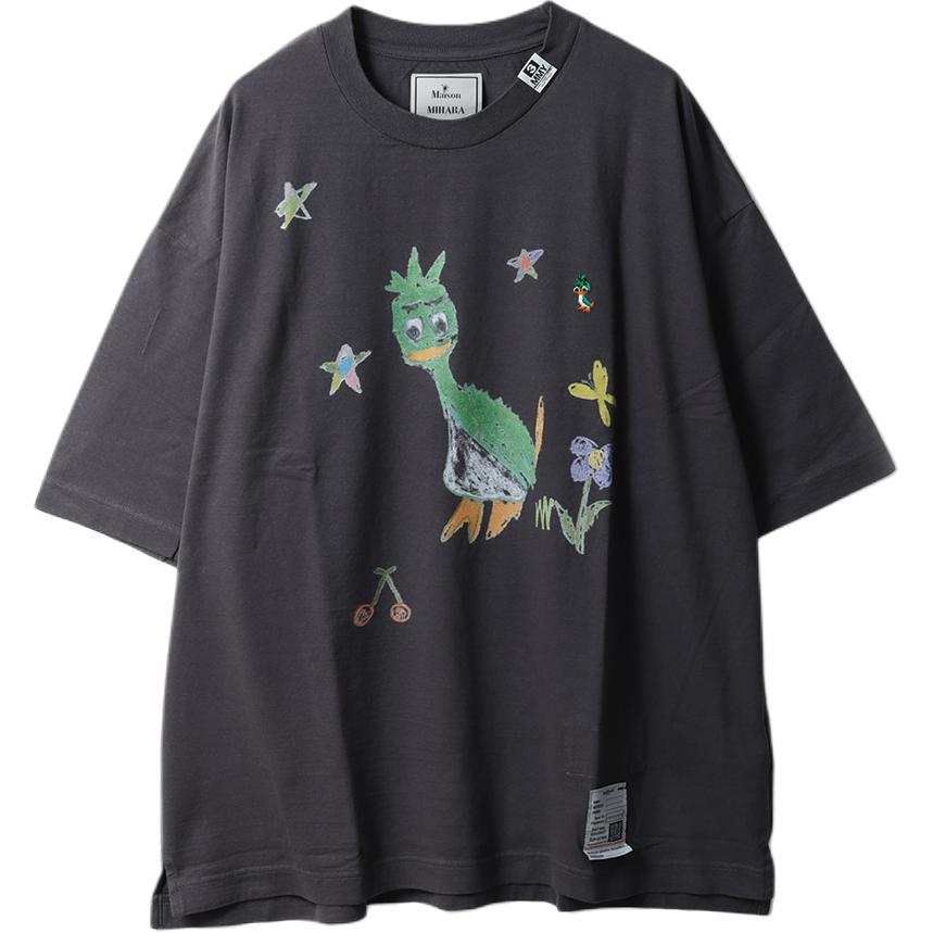 Maison Mihara Yasuhiro Leon Kids Doodle Tee T Shirt Men's