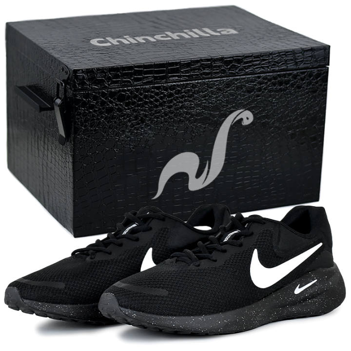 Nike Nike REVOLUTION 7 Cushioning Lightweight Low top Running Shoes Unisex Black