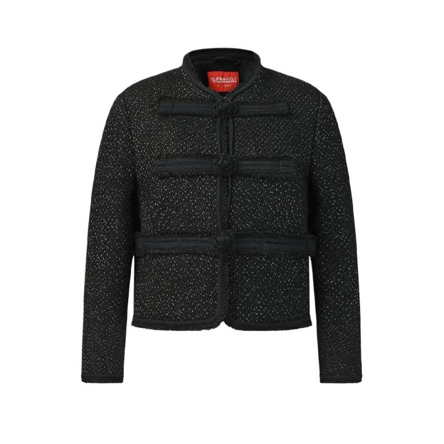 FILA Golf Jackets Women's Pitch Black Lapel Moderate Other