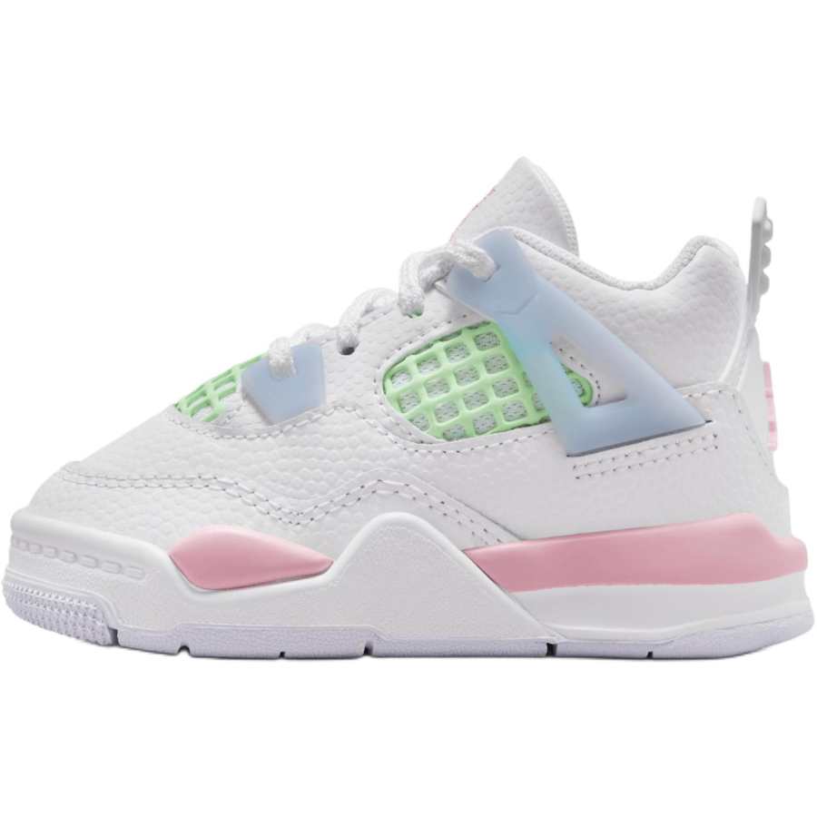 Jordan Jordan Air Jordan 4 Low top Toddler Shoes White Blue Green Infant And Toddler