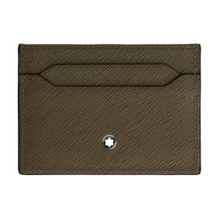 MONTBLANC Leather Card Holder Men's Khaki