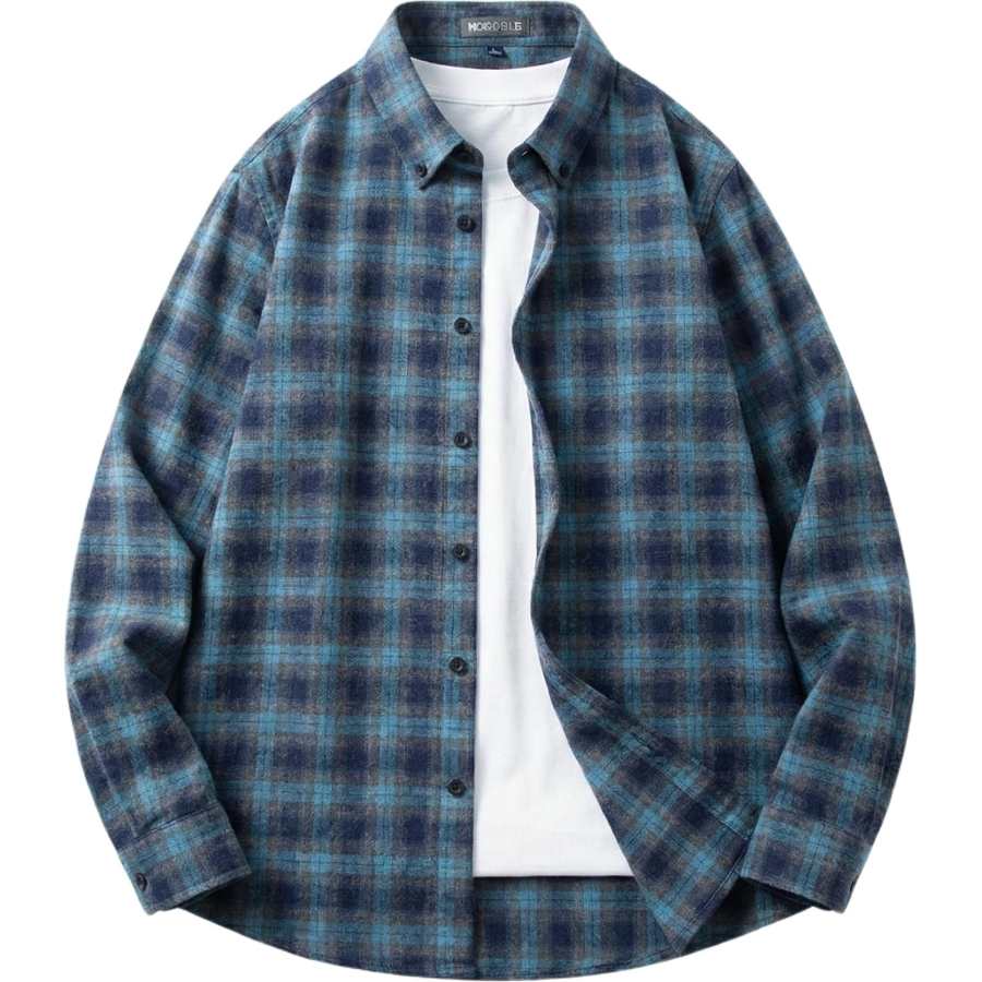 Hodo Shirts Men's Lapel Moderate Workwear