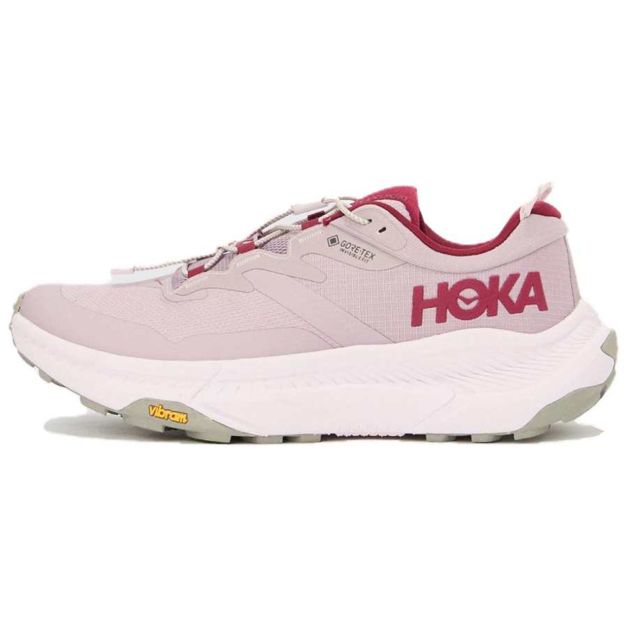 HOKA ONE ONE Transport Waterproof Support Running Shoes Women's Pink