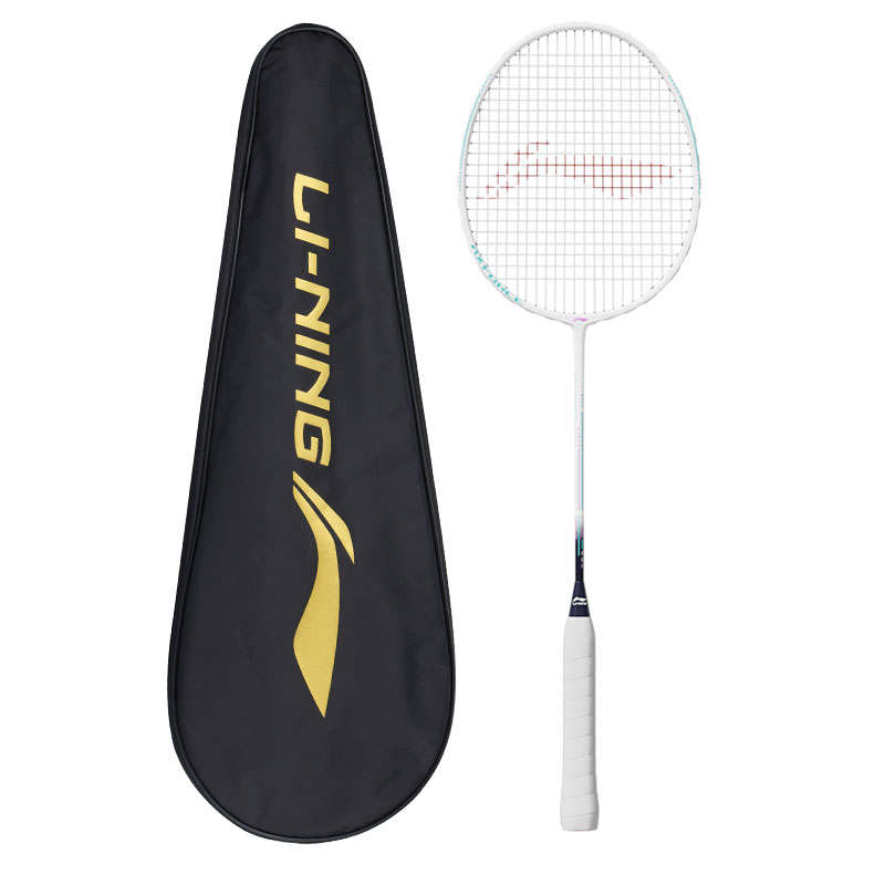 Li-Ning Li Ning Thunder 08 Badminton Rackets Control Type All around Defense Entry level 665MM Unisex 2U/G5 White