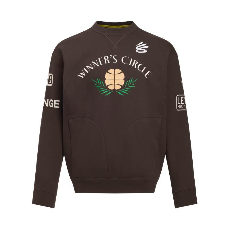Under Armour Curry FW25 Sweatshirt Men's Coffee Brown