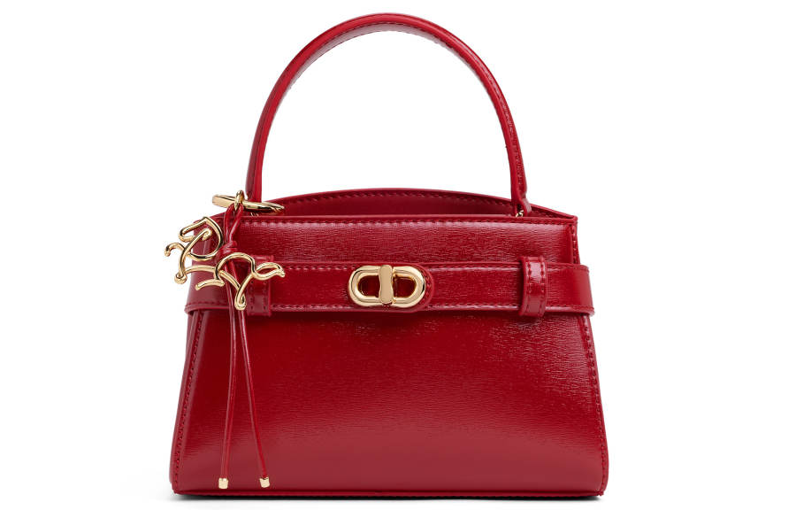 CHARLES&KEITH Pu Handbag Small Women's Tomato Red Tomato Vermilion