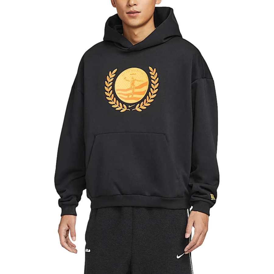 Nike Nike Therma FIT LeBron Out For Redemption James Basketball Fleece Lined Thermal Hooded Pullover Long Sleeved Sweatshirt