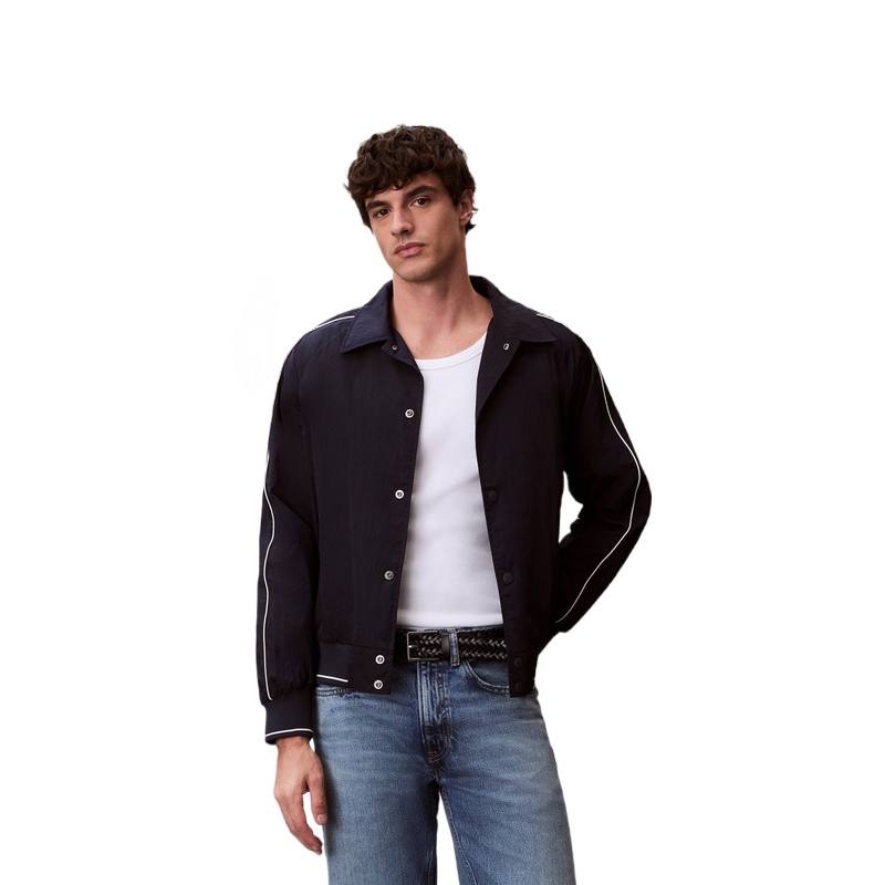 Calvin Klein Jackets Men's CEF Navy Blue Lapel Moderate Other