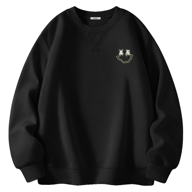 MINISO Sweatshirts Unisex Crew Neck Moderate Heavyweight