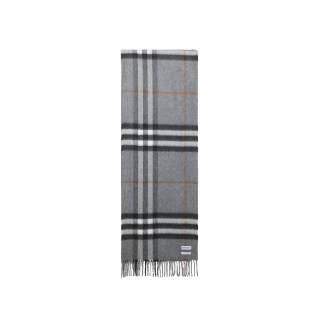 Burberry Check Pattern Fringed Scarf