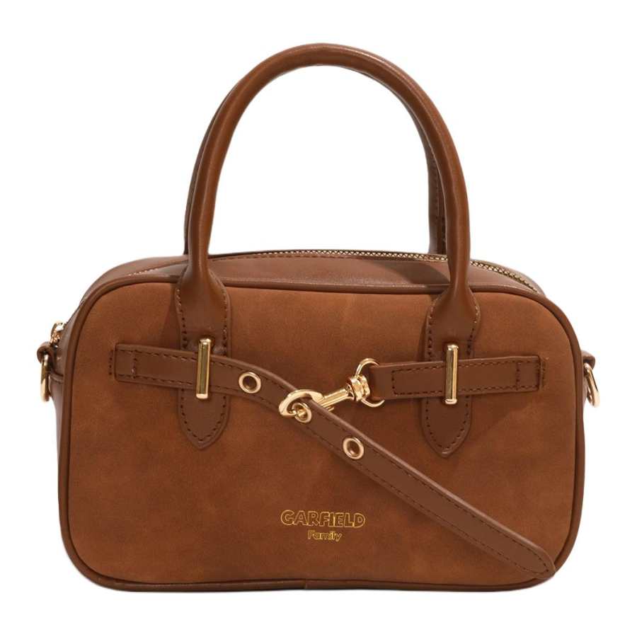 PAYOT Synthetic Leather Handbag Regular Women's Brown