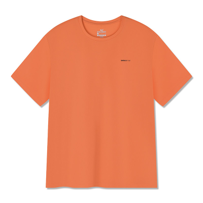 361° T Shirts Men's Bohemia Orange Crew Neck Moderate Straight Fit