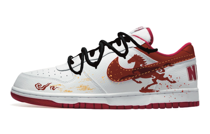 Nike Nike Big The Steed Welcomes Spring Slip Resistant, Abrasion Resistant, Breathable Low top Skateboard Shoes Men's