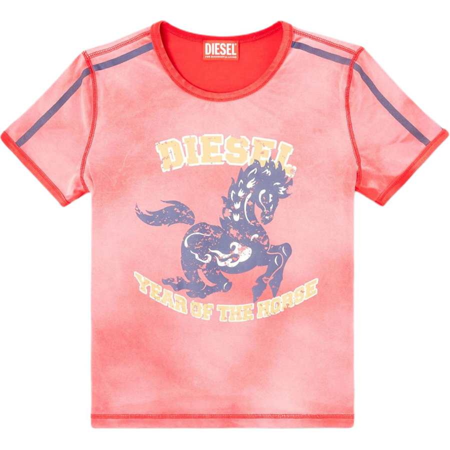 Diesel Year of the horses graphic T-shirt