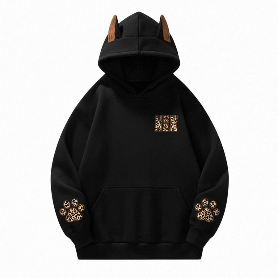 HUANQIU Sweatshirts Unisex Hooded Moderate Heavyweight