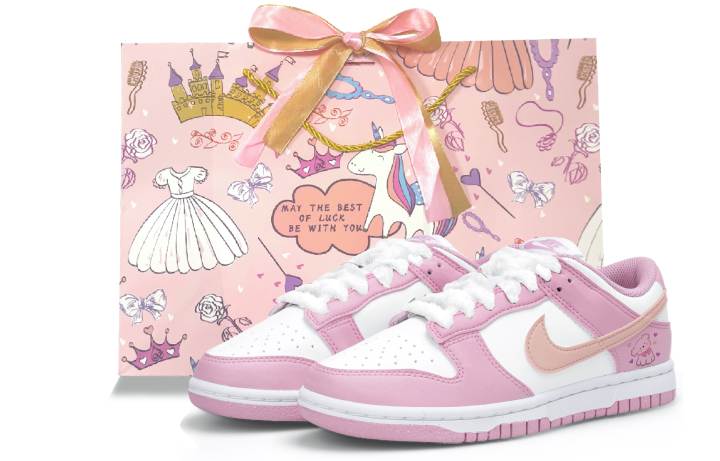 Nike Nike Dunk Low top Skateboard Shoes Women's Pink
