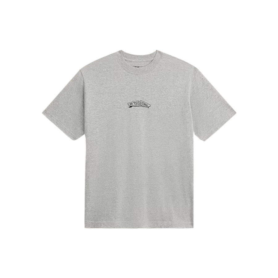 Vans T Shirts Men's Sport Gray Crew Neck Moderate