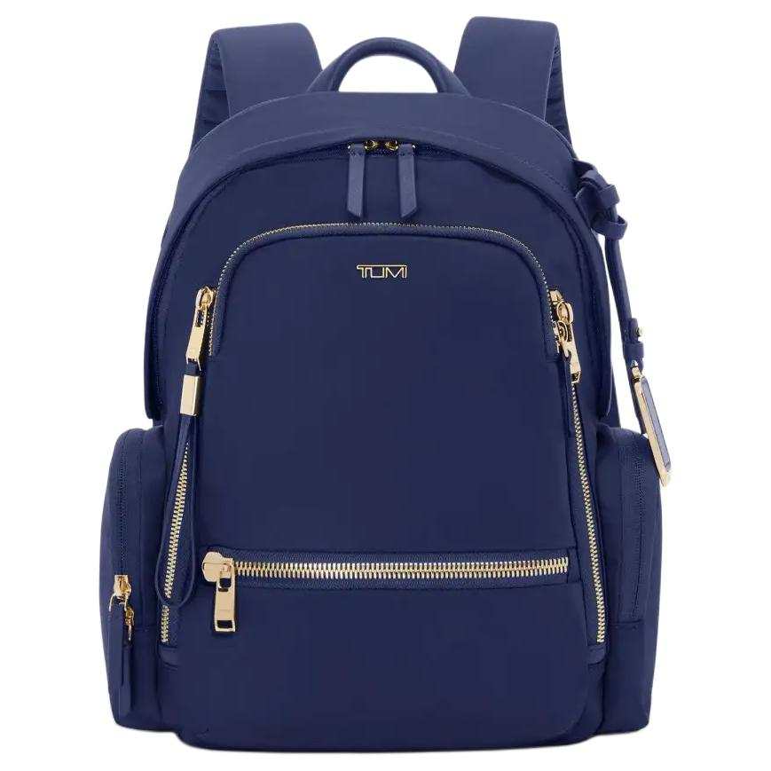 TUMI TUMI Voyageur Nylon Backpack Medium Women's Light Gold Indigo