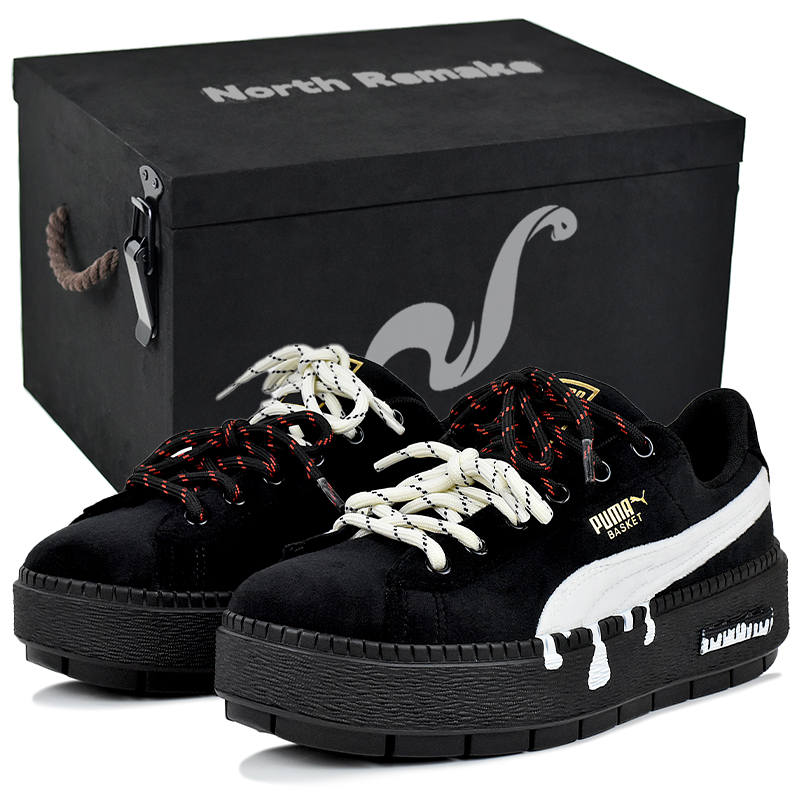 PUMA Platform Trace Abrasion Resistant Low top Skateboard Shoes Women's