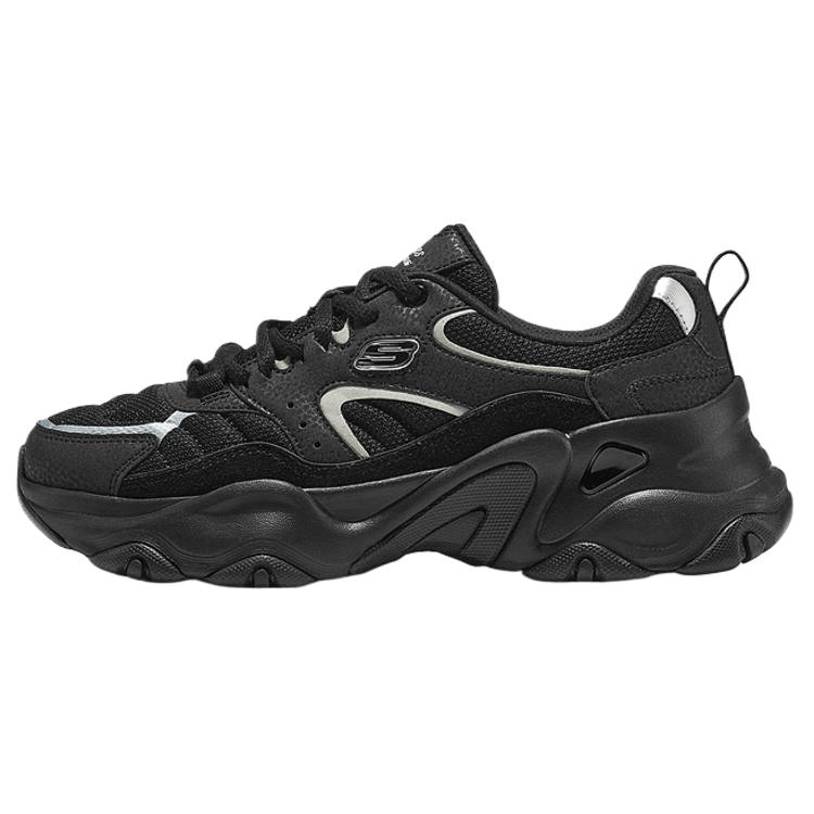 Skechers DLITES Mesh, Suede Cushioning Low top Chunky Sneakers Women's