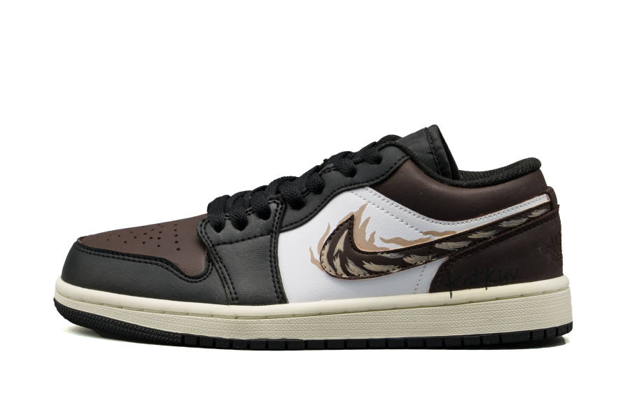 Jordan Jordan Air Jordan 1 Synthetic Leather Abrasion Resistant Lightweight Cushioning Slip Resistant Low top