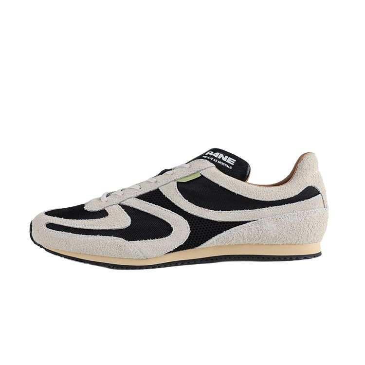 PANE Textile, Split Cow Leather Breathable Low top Casual Shoes Unisex Gray Path