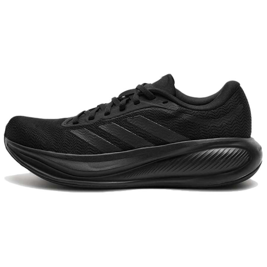 Adidas Adidas RESPONSE RUNNER 2 Fabric Abrasion Resistant Breathable Support Running Shoes Unisex Black