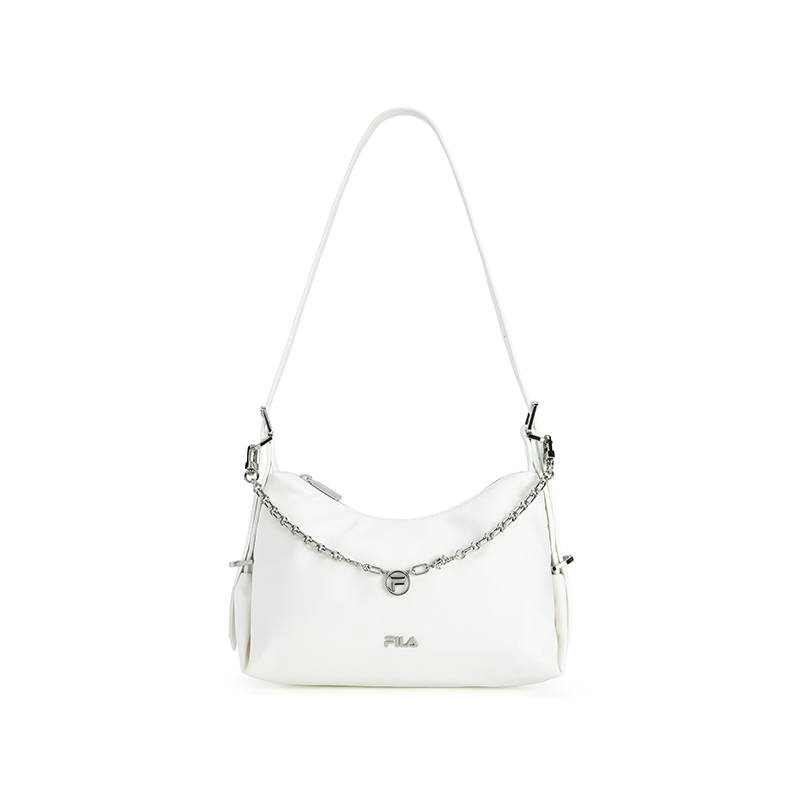 FILA WHITE Fabric, PU Crossbody Bags Women's Cloud White