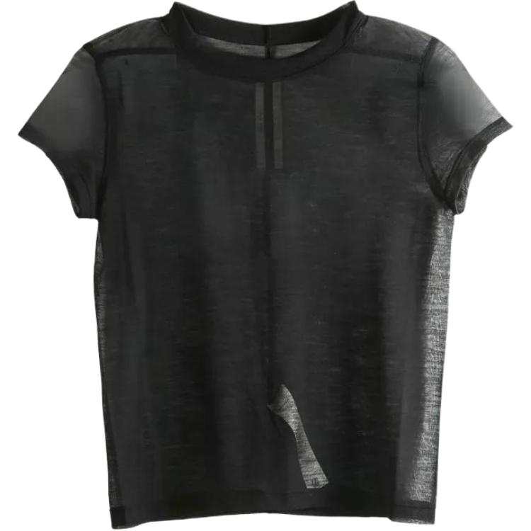 Rick Owens Short-Sleeved Crewneck Top