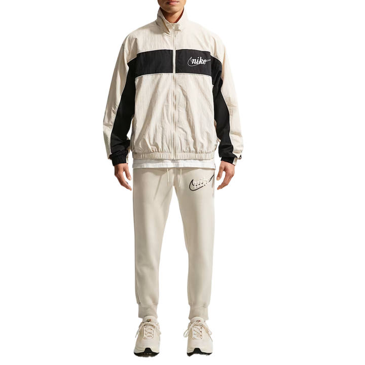 Nike Nike Knitted Sweatpants Men's Light Khaki/Light Khaki/Obsidian Color Moderate Cuffed Pants