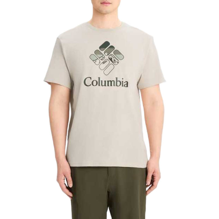 Columbia T Shirts Men's Crew Neck Moderate
